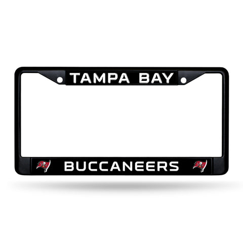 Tampa Bay Buccaneers Chrome License Frame BLK