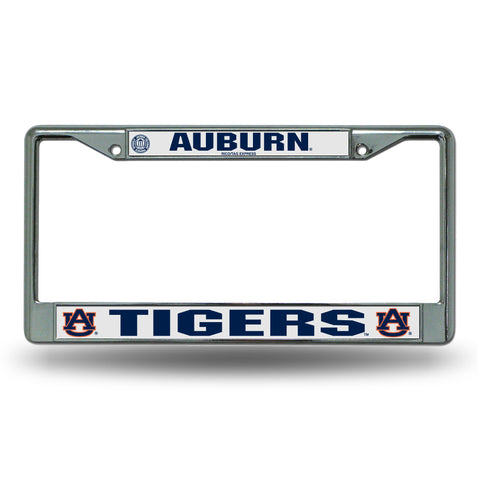 Auburn Tigers Chrome License Frame S