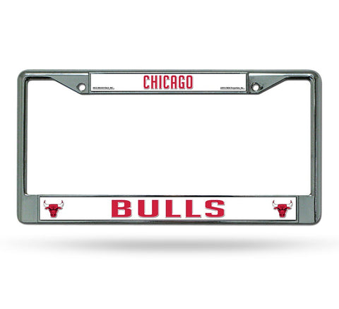 Chicago Bulls Chrome License Frame S