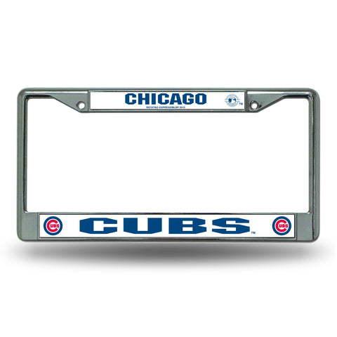 Chicago Cubs Chrome License Plate Frame