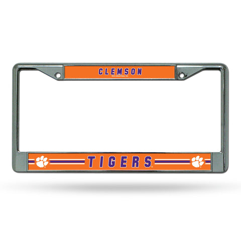 Clemson Tigers Chrome License Frame S