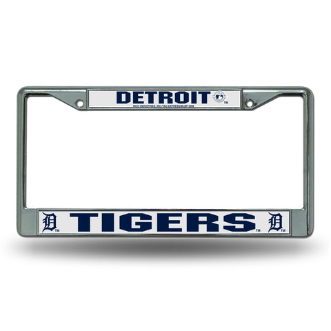 Detroit Tigers Chrome License Plate Frame