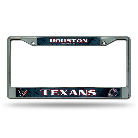 Houston Texans Chrome License Frame S