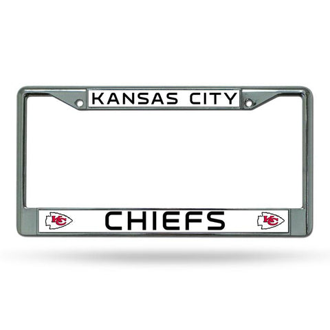 Kansas City Chiefs Chrome License Frame S