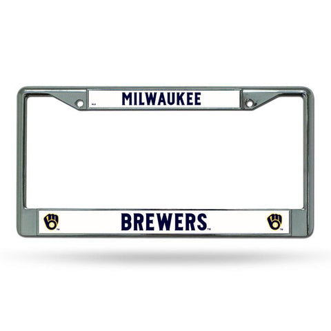 Milwaukee Brewers Chrome License Frame S