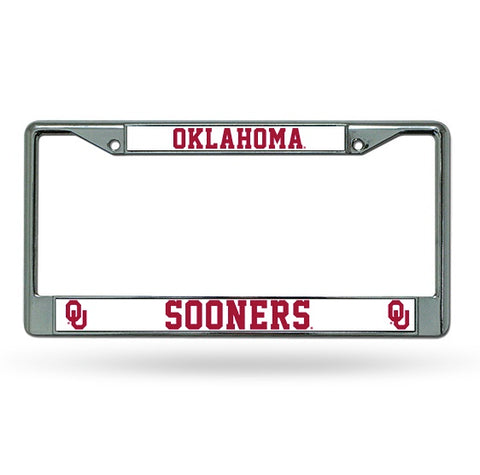 Oklahoma Sooners Chrome License Frame S