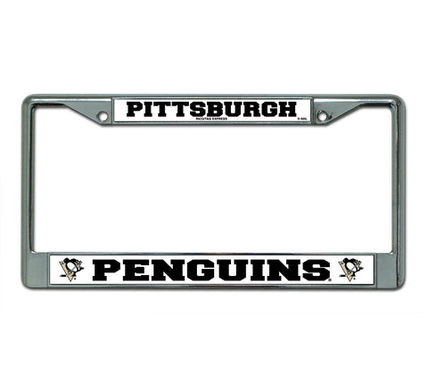 Pittsburgh Penguins Chrome License Frame S