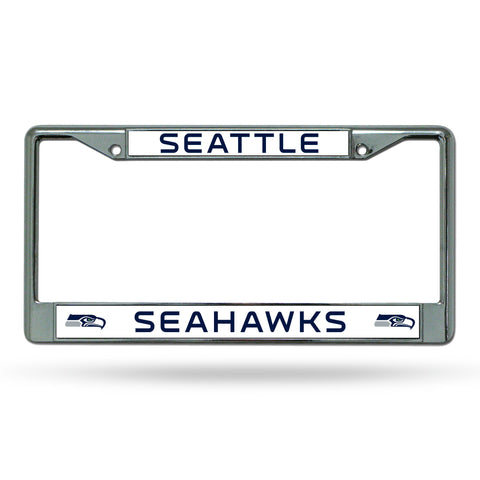 Seattle Seahawks Chrome License Frame S