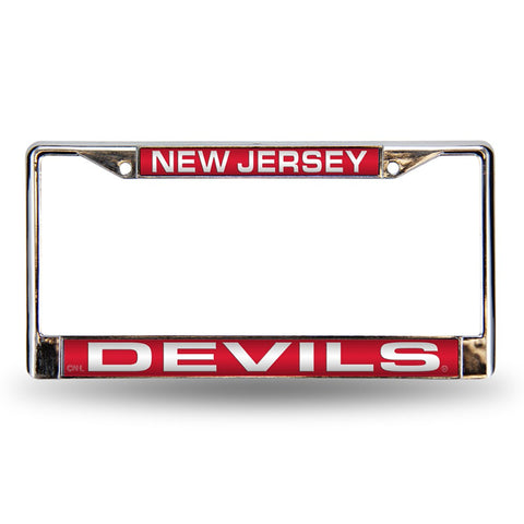 New Jersey Devils Laser Cut License Plate Frame