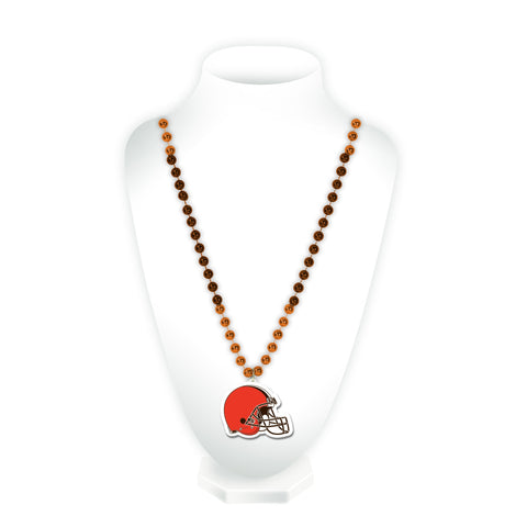 Cleveland Browns Sport Beads With Medallion