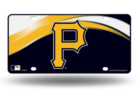 Pittsburgh Pirates Metal Logo License Plate