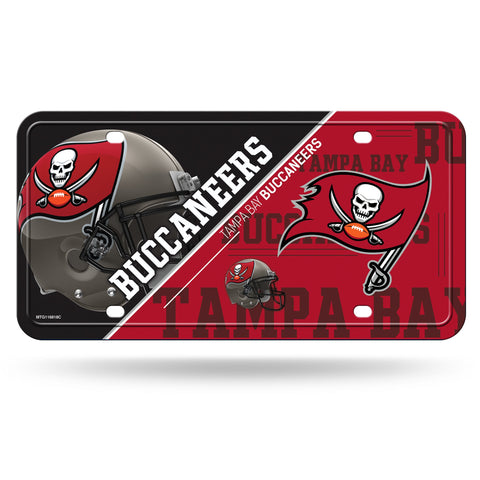 Tampa Bay Buccaneers Metal Logo License Plate