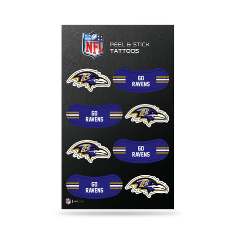 Baltimore Ravens Peel and Stick Tattoos