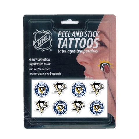 Pittsburgh Penguins Peel and Stick Tattoos