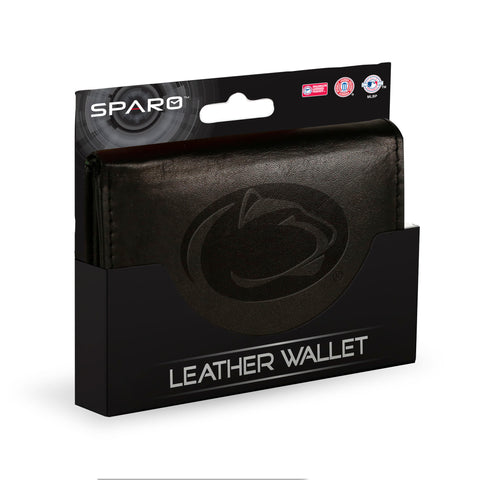 Penn State Nittany Lions Embossed Trifold Wallet - Black