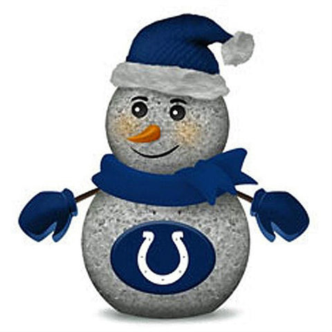 Indianapolis Colts 4" Lightup Tabletop Snowman