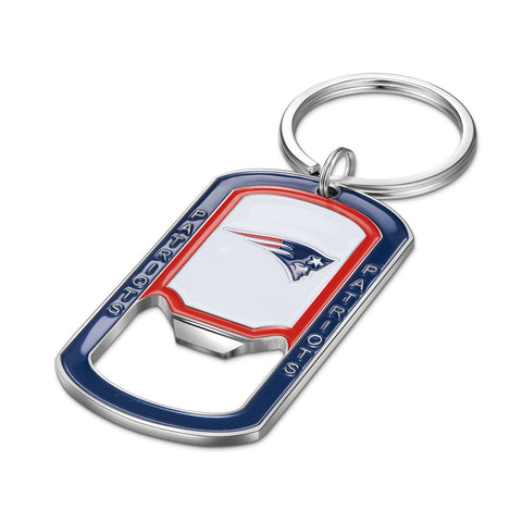New England Patriots Full Color Bottle Opener Key Chain