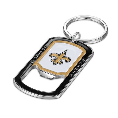 New Orleans Saints Full Color Bottle Opener Key Chain
