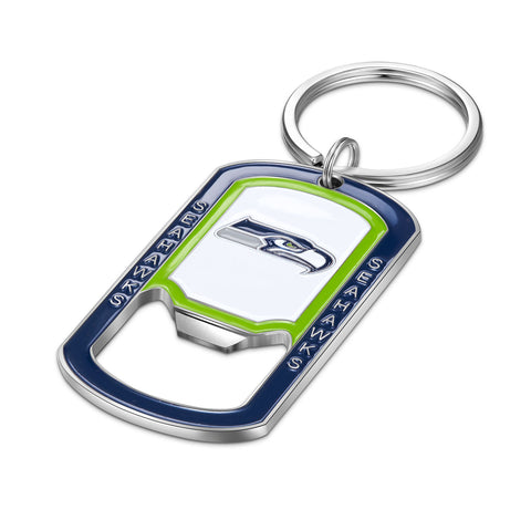Seattle Seahawks Full Color Bottle Opener Key Chain