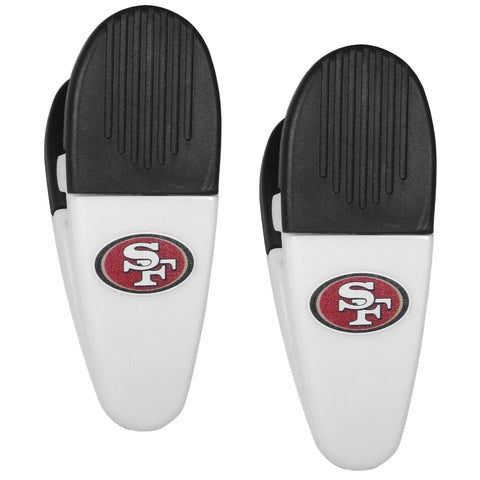 San Francisco 49ers 2pc Mini Chip Clip Magnets