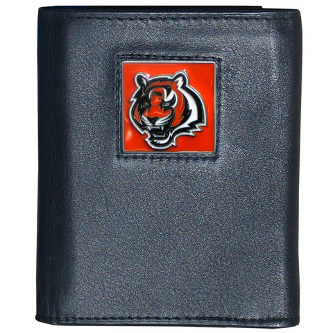 Cincinnati Bengals Fine Grain Leather Wallet