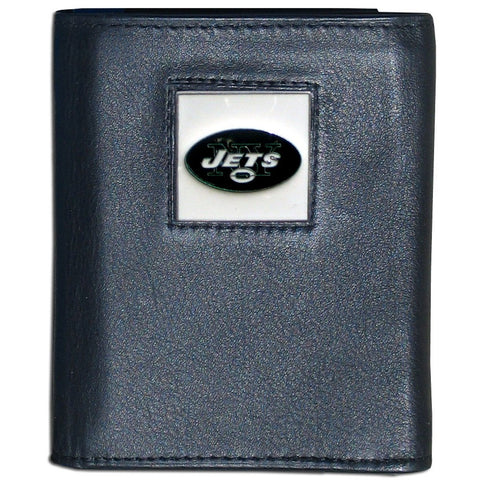 New York Jets Fine Grain Leather Wallet
