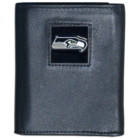 Seattle Seahawks Fine Grain Leather Wallet