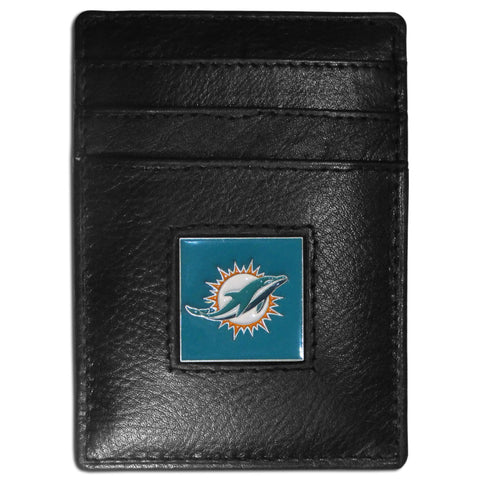 Miami Dolphins Money Clip & Card Holder