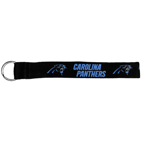 Carolina Panthers Wristlet Lanyard Keychain