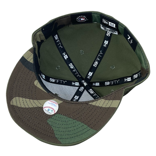 St. Louis Cardinals New Era Custom 59Fifty Olive Camo Sweatband Fitted