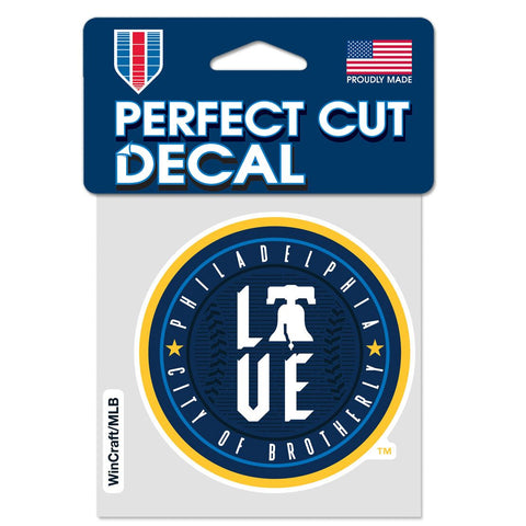 Philadelphia Phillies City Connect 4" x 4" Die Cut Decal