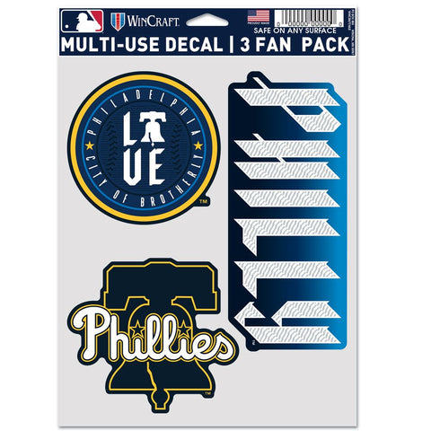 Philadelphia Phillies City Connect 5.5" x 7.75" Fan Decal