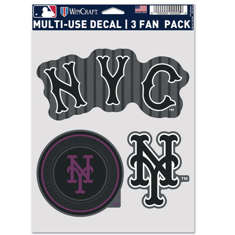 New York Mets City Connect 5.5" x 7.75" Fan Decal