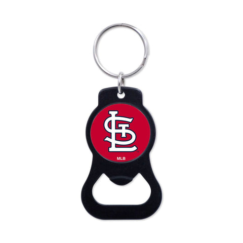 St. Louis Cardinals Black Bottle Opener Key Ring