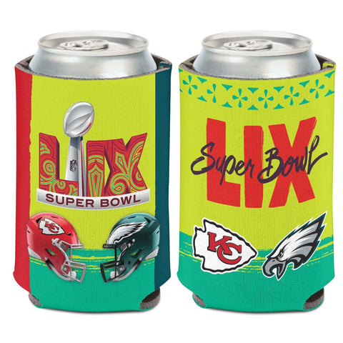 Philadelphia Eagles v. Kansas City Chiefs Super Bowl LIX Can Cooler - Dueling