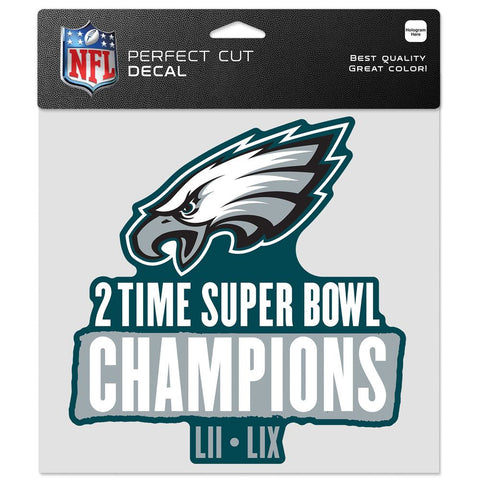 Super Bowl LIX Champions 8" x 8" Vinyl Decal