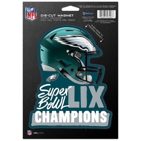 Super Bowl LIX Champions 6" x 9" Die Cut Magnet