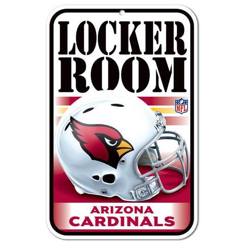 Arizona Cardinals 11"x17" Plastic Sign