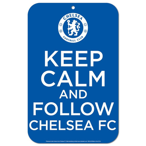 Chelsea FC 11" x 17" Plastic Sign
