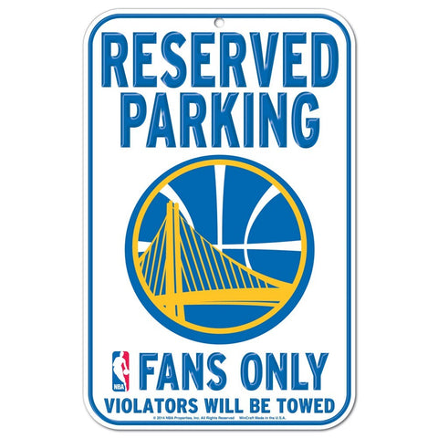 Golden State Warriors 11" x 17" Reserved Parking Sign