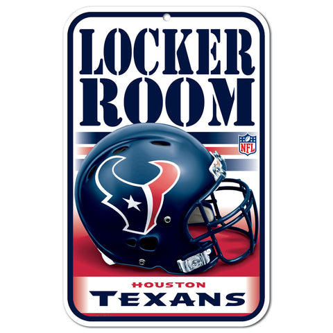 Houston Texans 11"x17" Plastic Sign