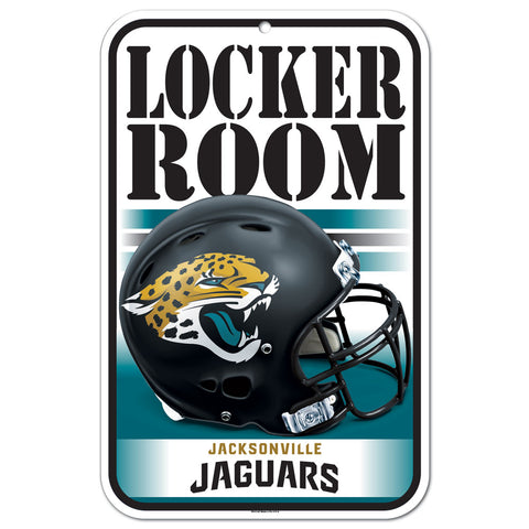 Jacksonville Jaguars 11"x17" Plastic Sign