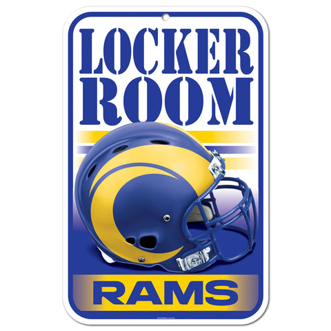 Los Angeles Rams 11"x17" Plastic Sign