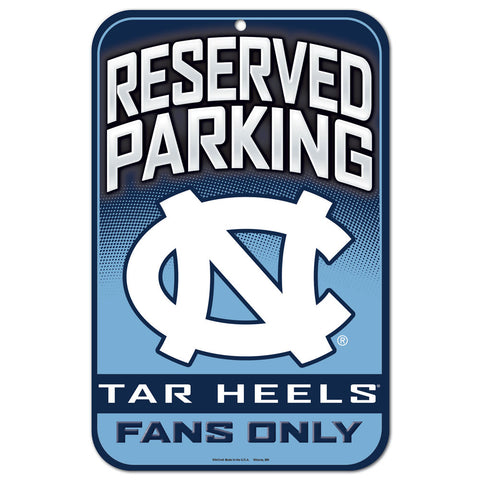 North Carolina Tar Heels 11" x 17" Plastic Sign