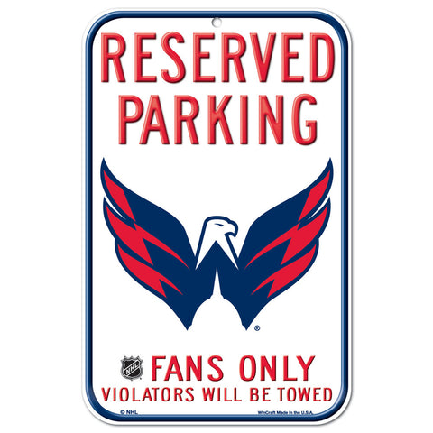 Washington Capitals 11" x 17" Plastic Sign