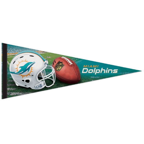 Miami Dolphins 12" X 30" Premium Pennant