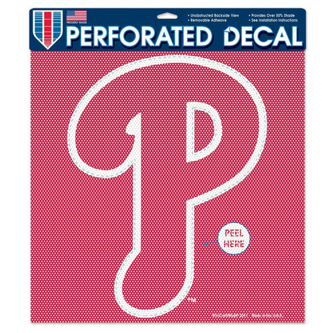 Philadelphia Phillies 17" x 17" Perforated Decal