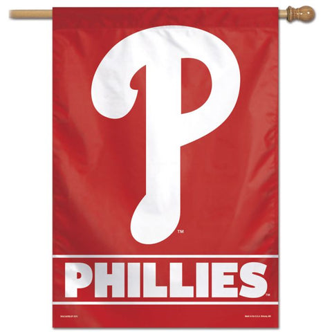Philadelphia Phillies Cooperstown 28" x 40" Vertical House Flag