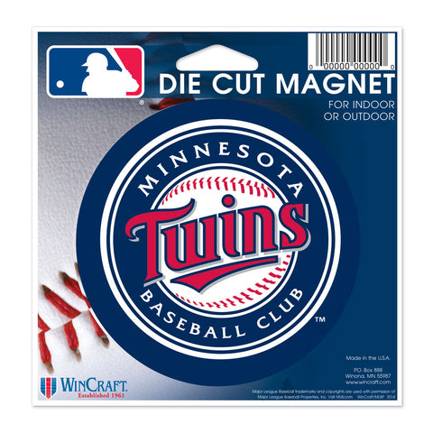 Minnesota Twins 4 1/2" Die-Cut Magnet