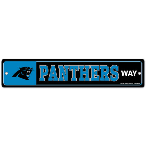 Carolina Panthers 4" X 19" Street Sign